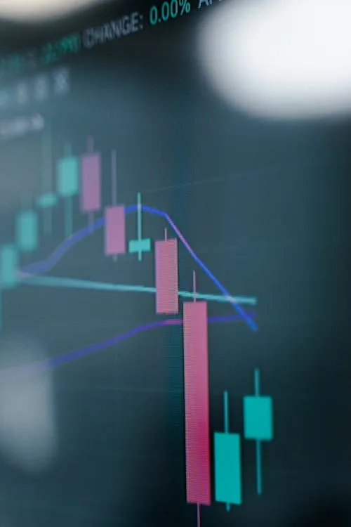 Digital market chart representing AI cybersecurity market segments including network cloud and endpoint security