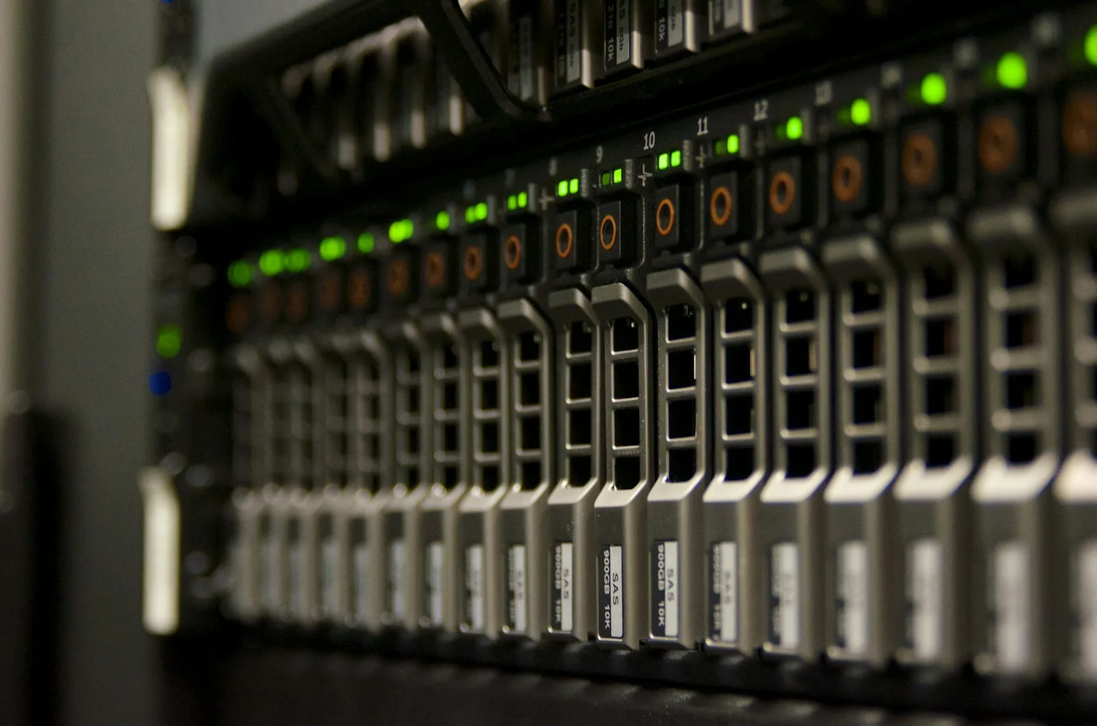 Enterprise server rack infrastructure powering big data security intelligence platforms