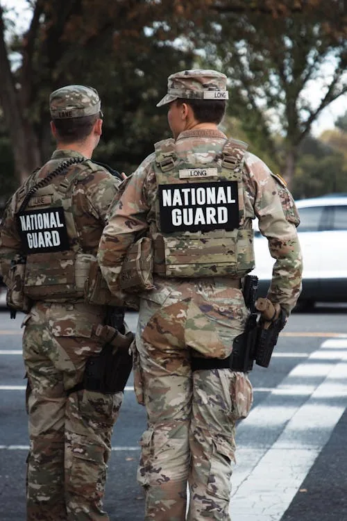 National Guard soldiers representing IC employment and career paths from national security intelligence degrees