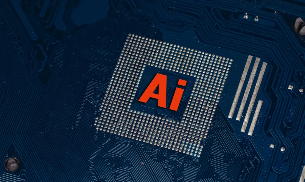 AI chip circuit board representing security issues with artificial intelligence